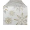 DII® 108" Snowflake Sparkle Printed Table Runner