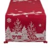 DII® 70" Santa's Sleigh Embroidered Table Runner