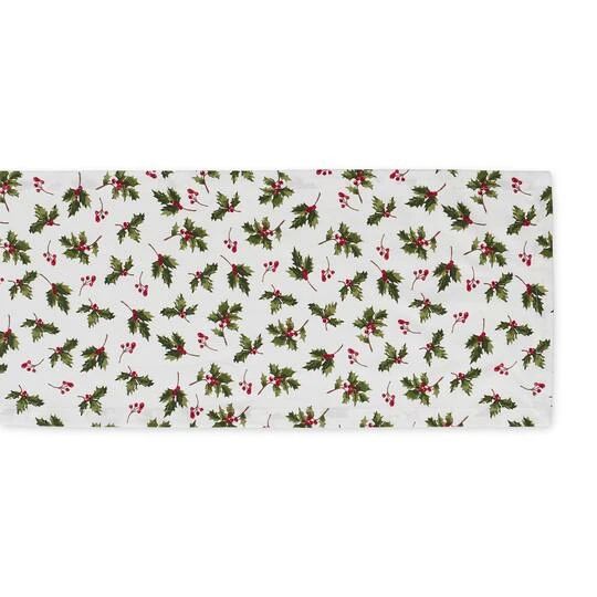 DII® 72" Holly Heritage Table Runner 3 DII® 72" Holly Heritage Table Runner - Image 3