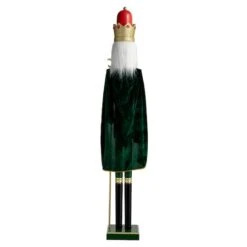 Glitzhome® 3.5ft. Wooden Christmas King Nutcracker -Michaels Store D670510S 8