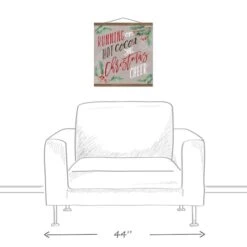 Hot Cocoa And Christmas Cheer Teak Hanging Canvas 7 Hot Cocoa And Christmas Cheer Teak Hanging Canvas -Michaels Store D673225S 3