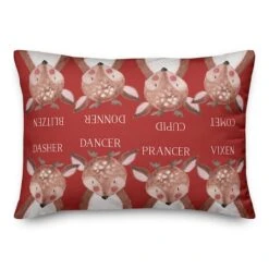 Reindeer Pals Indoor/Outdoor Pillow
