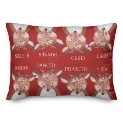 Reindeer Pals Indoor/Outdoor Pillow 6 Reindeer Pals Indoor/Outdoor Pillow -Michaels Store D673258S 2