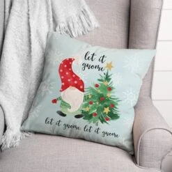 Let It Gnome Indoor/Outdoor Pillow -Michaels Store D673259S 3