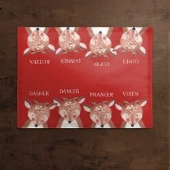 Reindeer Pals Cotton Twill Placemat -Michaels Store D673265S 2