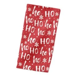 Ho Ho Ho Pattern Cotton Twill Napkin 6 Ho Ho Ho Pattern Cotton Twill Napkin -Michaels Store D673269S 2