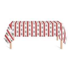 102'' Joy Wreath Stripes Tablecloth -Michaels Store D673288S 2