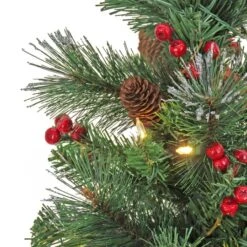 4ft. Pre-Lit Crestwood Spruce Entrance Artificial Christmas Tree, Warm White LED Lights -Michaels Store D674378S 3