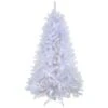 9ft. Pre-Lit White Artificial Christmas Tree, Warm White LED Lights