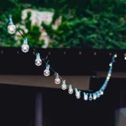 Northlight 20ct. Clear G40 Globe Patio Garden Christmas Light Set With Green Wire -Michaels Store D676187S 3