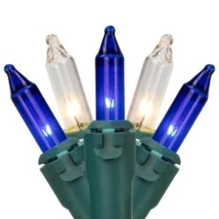 Northlight 100ct. Mini Christmas String Lights With Green Wire Blue/Clear -Michaels Store D676192S 11