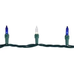 Northlight 100ct. Mini Christmas String Lights With Green Wire Blue/Clear -Michaels Store D676192S 16