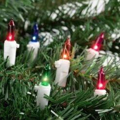 Northlight 50ct. Mini Christmas String Lights With White Wire Multicolor -Michaels Store D676202S 3