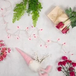 Northlight 50ct. Mini Christmas String Lights With White Wire Pink -Michaels Store D676206S 13