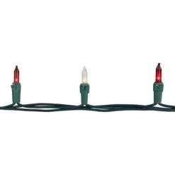 Northlight 100ct. Mini Christmas String Lights With Green Wire Red And Clear -Michaels Store D676210S 16