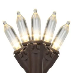 Northlight 35ct. Warm White LED Mini Christmas Lights Set With Brown Wire -Michaels Store D676216S 11