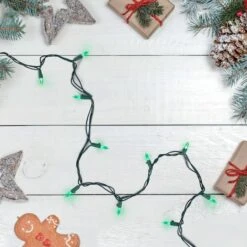 Northlight 50ct. LED Mini Christmas String Lights With Green Wire 24 Northlight 50ct. LED Mini Christmas String Lights With Green Wire -Michaels Store D676217S 13