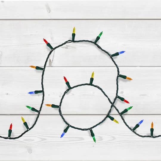 Northlight 200ct. Multi-Color LED Mini Christmas Lights Set With Green Wire 3 Northlight 200ct. Multi-Color LED Mini Christmas Lights Set With Green Wire - Image 3