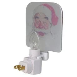 Northlight 6" Norman Rockwell 'Santa Claus' Glass Christmas Night Light -Michaels Store D676230S 3