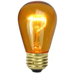 Northlight Transparent Incandescent S14 Replacement Christmas Bulbs, 25ct. Amber 13 Northlight Transparent Incandescent S14 Replacement Christmas Bulbs, 25ct. Amber -Michaels Store D676232S 1 1