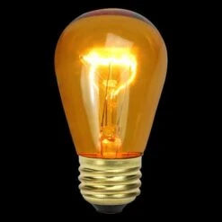 Northlight Transparent Incandescent S14 Replacement Christmas Bulbs, 25ct. Amber 16 Northlight Transparent Incandescent S14 Replacement Christmas Bulbs, 25ct. Amber -Michaels Store D676232S 11