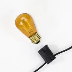 Northlight Transparent Incandescent S14 Replacement Christmas Bulbs, 25ct. Amber 21 Northlight Transparent Incandescent S14 Replacement Christmas Bulbs, 25ct. Amber -Michaels Store D676232S 16