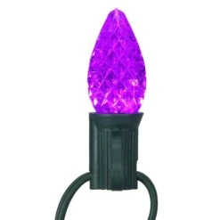Northlight Multicolor Faceted C7 LED Replacement Christmas Bulbs, 25ct. -Michaels Store D676237S 5