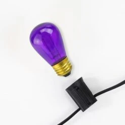 Northlight Transparent Incandescent S14 Replacement Christmas Bulbs, 25ct. Violet -Michaels Store D676241S 13