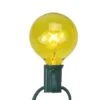 Northlight Yellow G50 Incandescent Replacement Christmas Bulbs, 25ct.