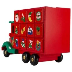 Northlight 14" Red Children Advent Calendar Storage Truck Christmas Décor -Michaels Store D676277S 4