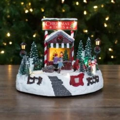 Northlight 9" Lighted & Animated Christmas Tree Farm Winter Scene With Moving Cars 8 Northlight 9" Lighted & Animated Christmas Tree Farm Winter Scene With Moving Cars -Michaels Store D676282S 2