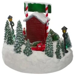 Northlight 9" Lighted & Animated Christmas Tree Farm Winter Scene With Moving Cars 11 Northlight 9" Lighted & Animated Christmas Tree Farm Winter Scene With Moving Cars -Michaels Store D676282S 5