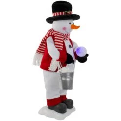 Northlight 24" Lighted & Animated Musical Snowman Christmas Figure 9 Northlight 24" Lighted & Animated Musical Snowman Christmas Figure -Michaels Store D676288S 3