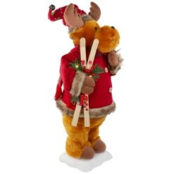 Northlight 24" Lighted & Animated Musical Moose Christmas Figure -Michaels Store D676289S 3