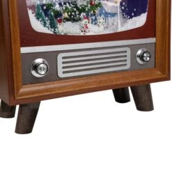 Northlight 21" LED Lighted Musical Snowing Christmas Tree TV Set Decoration 10 Northlight 21" LED Lighted Musical Snowing Christmas Tree TV Set Decoration -Michaels Store D676290S 4