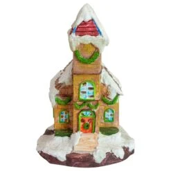Northlight 8.5" LED Lighted Church Christmas Village Decoration -Michaels Store D676292S 11