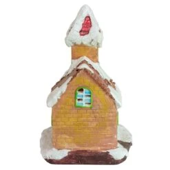 Northlight 8.5" LED Lighted Church Christmas Village Decoration -Michaels Store D676292S 3