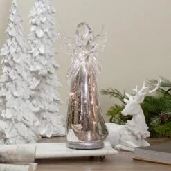 Northlight 13" Lighted Angel Holding A Star Christmas Tabletop Figurine -Michaels Store D676295S 2