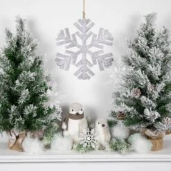 Northlight 8" Ivory Sisal Penguin Christmas Figure 19 Northlight 8" Ivory Sisal Penguin Christmas Figure -Michaels Store D676296S 12