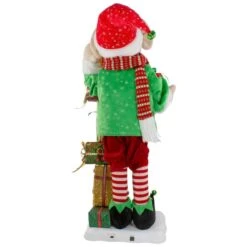 Northlight 30" Santa's Little Animated Elf With Lighted Star Musical Christmas Figure 11 Northlight 30" Santa's Little Animated Elf With Lighted Star Musical Christmas Figure -Michaels Store D676300S 5