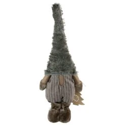 Northlight 33" Gray & White Woodland Gnome With Striped Pants Christmas Figurine -Michaels Store D676304S 14