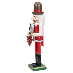 Northlight 15" Red & White Grapes Winemaker Christmas Nutcracker Figurine -Michaels Store D676306S 4