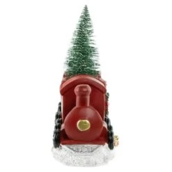 Northlight 12'' Red And Gold Christmas Train With LED Lighted Frosted Trees Tabletop Decoration -Michaels Store D676322S 15