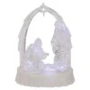 Northlight 7'' LED Lighted Musical Icy Crystal Nativity Scene Christmas Decoration