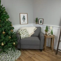 Northlight Forest Green Tree Print Rustic Woodland Decorative Christmas Throw Pillow -Michaels Store D676332S 11