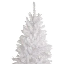 Northlight 7.5ft. Pre-Lit Rapids White Pine Pencil Artificial Christmas Tree, Clear Lights -Michaels Store D676641S 2