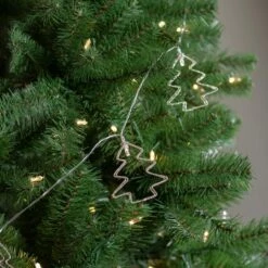 Northlight 4ft. Warm White LED Gold Wire Mini Tree Christmas Garland -Michaels Store D676706S 2