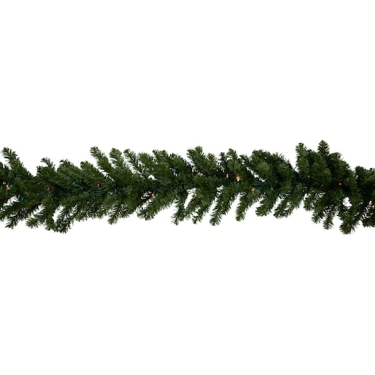 Northlight 9ft. Pre-Lit Canadian Pine Christmas Garland 11 Northlight 9ft. Pre-Lit Canadian Pine Christmas Garland - Image 11