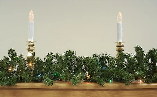 Northlight 9ft. Pre-Lit Canadian Pine Christmas Garland 3 Northlight 9ft. Pre-Lit Canadian Pine Christmas Garland - Image 3