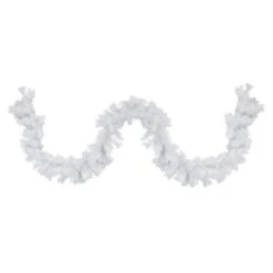 Northlight 9ft. Icy White Iridescent Spruce Christmas Garland